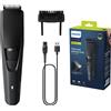 PHILIPS Beard Trimmer Series 3000 Regolabarba elettrico per uomo con lame autoaffilanti