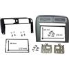 G.M. Production MASCHERINA DARK GRAY AUTORADIO DOPPIO 2 DIN FIAT GRANDE PUNTO 102x178 98x172 mm