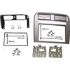 G.M. Production MASCHERINA SILVER AUTORADIO DOPPIO 2 DIN FIAT GRANDE PUNTO 102x178 e 98x172 mm