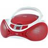 Majestic AH 1262R AX - Boom Box Portatile con Lettore CD, Ingresso AUX-IN, doppi