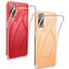 HYMY 2X Cover per Samsung Galaxy S20 Fe (6.5") Morbida Trasparente (g1D)