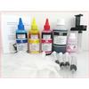 600 ml KIT RICARICA CARTUCCE PER STAMPANTE CANON PIXMA IP6220D pg 40 cl 41