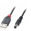 LINDY 70267 - Cavo USB Maschio - DC 5.5 / 2.5mm - 1,5m (c3P)