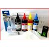 inkworld 428 ml Inchiostro Kit Compatibile Per ricarica Cartucce Hp 338 nero e 343 colore