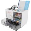 ASelected Organizer da scrivania con 3 cassetti, organizer da ufficio, organizzatore per desk organizer, organizer multifunzione per scrivania, scuola, casa, ufficio