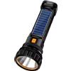 Torcia solare LED ricaricabile 1000 lumen USB/Powerbank & SOS impermeabile