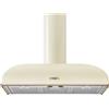 Smeg Cappa da cucina Aspirante a Parete 90 cm Panna - KS89POE Smeg