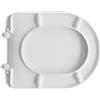 RAK SEDILE COPRIWATER PER SERIE NINFEA E ORIENT RAK BIANCO CERNIERE CROMATE