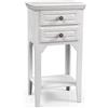 _ COMODINO BIANCO AVORIO PANNA CASSETTI RIPIANO SHABBY CHIC PROVENZALE 69*37*27cm