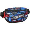 Safta HOT WHEELS - Marsupio per bambini, ideale per giovani e bambini di diverse età, comodo e versatile, qualità e resistenza, 23 x 9 x 14 cm, multicolore, M, Casual
