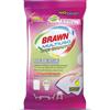 Brawn Multiuso Igienizzante, Detergono Tutte le Superfici e Rimuovono Germi e Batteri, Profumo Lemon con Tessuto BioDegradabile, Doppia Superficie Pulente Senza Risciacquo, Confezione da 40 panni
