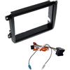 G.M. Production Mascherina autoradio radio cavi Doppio 2 Din VOLKSWAGEN Caddy Eos Golf V 5 VI 6
