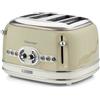 Ariete Tostapane Toaster Vintage 4 fette beige 156 1600w in Metallo