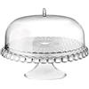 Non applicabile (TG. Ø36 x h28 cm) Guzzini Alzata con Campana Tiffany, Trasparente, Ø36 x h28