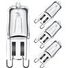 Gmy Lampadina Alogena G9 25W 230V 300° per Forni - Compatibile con Bosch, Smeg, Whir