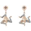 Camurrìa Orecchini Camurrìa A Trinacria Pendenti CJ.OR02F.11R Earrings Oro rosa Donna