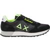 sun68 Scarpe Sun68 Jaki Fluo Sneakers Uomo Misto Pelle Nero