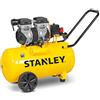 STANLEY - Compressore Silenzioso 50 Litri 1,3 Hp
