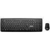 Nilox Kit Keyboard Tastiera + Mouse Wireless, Black - NUOVO