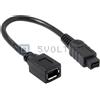 Cavo FireWire 400 a 800 Adattatore 6F-9M 20cm