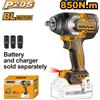 INGCO Avvitatore Impulsi a Batteria 20V da 850N.m INGCO Motore brushless attacco 1/2"