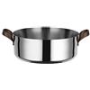 Non applicabile Alessi edo | PU102/24 - Casseruola Bassa a Due Manici in Acciaio Inox, Manici in