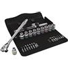 Wera (TG. 1/2 Zoll metrisch, 28-tlg.) 8100 SC 8 Kit con cricchetto Zyklop Metal con l