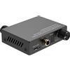 PROPART DAC Coassiale/Toslink a RCA + Jack 3.5mm - Convertitore Audio Alta Fedeltà