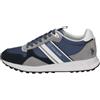 US Polo Assn. Sportiva rialzo sneakers uomo Blu Nero camoscio LOGAN 001 POLO primavera/estate