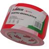 Alevar Nastro Segnaletico Bianco e Rosso mm 70x200 mt, Nastro in PVC per Delimitazioni Aree non Adesivo, Confezione 1 Pezzo
