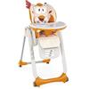 Chicco Seggiolone Polly 2 Start con 4 Ruote, Compatto, Reclinabile, 0 Mesi +, Fa