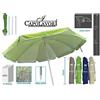 IDEA PIOGGIA srl Ombrellone Mare Spiaggia Easy Open 8 Stecche 200 cm Vari Colori