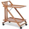 Foppapedretti Sprint Carrello Portavivande, Noce - NUOVO