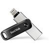 SanDisk (TG. 128 GB) SanDisk iXpand Go 128 GB Unit Flash USB per Backup di iPhone e iPa