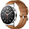 Xiaomi Watch S1 Silver con cavo USB-C 1m, Display vetro zaffiro AMOLED HD 1.43, 117 Modalità di Allenamento, NFC Integrato, Telefonate Bluetooth, Resistente all'Acqua, Versione Italiana
