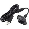 Cavo Ricarica 2in1 Controller Gamepad Wireless Nero Per Xbox 360 hsb
