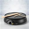 DICTROLUX CREPIERA ELETTRICA CREPES 1000W PANCAKE PIASTRA ANTIADERENTE CON ACCESSORI BAR