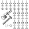 ORTAVA 20 viti a testa tonda M6 x 60 in acciaio inox M6, viti a testa (B1A)