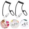 2 set falso auricolare microfono prop bambini fornitura artificiale bambino