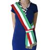 Subitodisponibile FURLANIS Fascia Sindaco Raso Tricolore 100 mm BANDIERA ITALIANA 1F0A