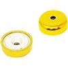 FIRST4MAGNETS Magnet Expert® NPA25 (Go) -80 25 mm dia un tipo neodimio pot oro (confezione da 80)