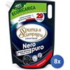 Spuma di sciampagna 8x Bundle Spuma Di Sciampagna Lavatrice Liquido 29 Lavaggi Sacco Nero
