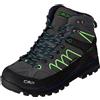 (TG. 41 EU) CMP MOON MID TREKKING SHOES WP, Scarpe da Trekking Uomo, Grey-Verde