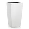 Lechuza (TG. 40 x 40 x 75 cm) Lechuza Cubico Color 40 Vaso in Resina per Piante Set Comp