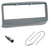 G.M. Production Mascherina kit supporto radio 1 Din (ISO) FIAT MULTIPLA in GRIGIO da 1998 a 2005