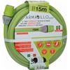 IDROEASY Tubo acqua da per giardino irrigazione anti torsione lancia raccordi 15 Metri