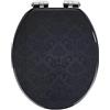 WENKO Sedile WC Bellevue - Sedile WC con chiusura ammortizzata, fissaggio (H9G)