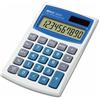 Ibico Rexel IB410017 Ibico 082x Calcolatrice Tascabile, 11,2 x 6,8 x 0,8cm, Bianco/Blu