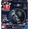 Ravensburger - 3D Puzzle Globo Glow in the Dark - Costellazioni, Impara (F7y)