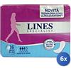 Lines 6x Lines Specialist Per Incontinenza 16 Pezzi Mini Plus